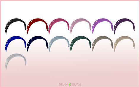 REINA_TS4_16_RORO HAIR & HAIRBAND | Reina Sims4 sur Patreon Sims 4 Cc Headband, Sims 4 Headband, Sims 4 College, Cc Mods, Green Headband, Sims4 Cc, Beaded Headband, White Headband, Ts4 Cc