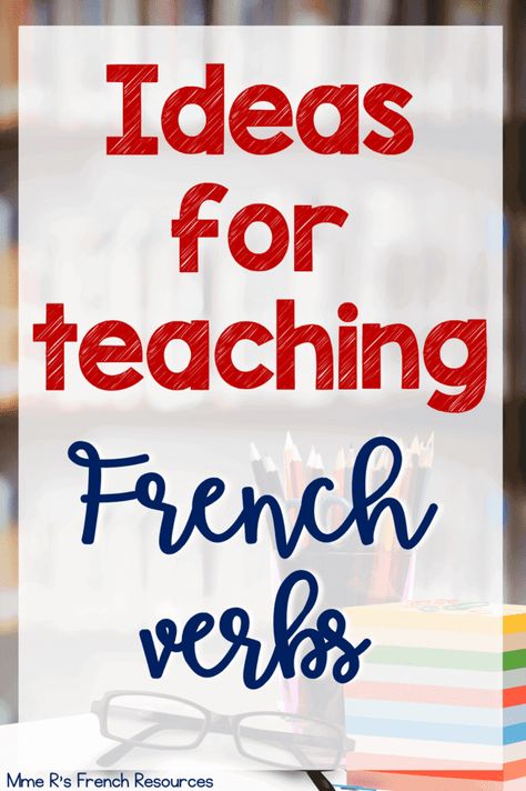 Need ideas for Teaching French verbs? Here are a few of my favorite ways to practice verb conjugation in core and immersion French classes. Get your French students speaking and writing with common French verbs with no-prep activities, student favorites, and this free French verb drill game you can use with any verb tense! French Preschool Activities, French Speaking Activities, French Verbs Conjugation, French Classes, Cloze Activity, French Ideas, High School French, Verb Conjugation, French Teaching Resources