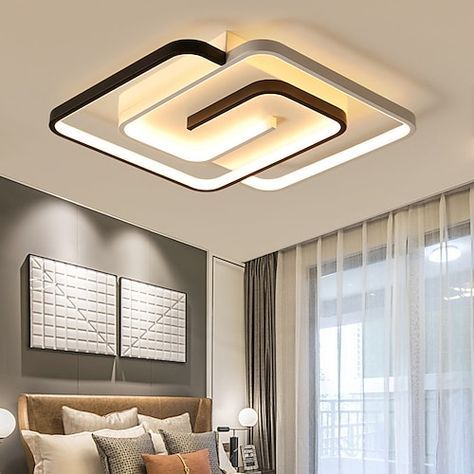 Power Consumption:40; Bulb Base:LED Integrated; Initial Lumens:3000; Color Temperature:3000-6000; Bulb Type:LED; Suggested Space Fit:Shops / Cafes,Dining Room,Bedroom,Living Room; Type:Flush Mount Lights; Style:Modern,LED; Finish:Painted Finishes; Light Direction:Ambient Light; Suggested Room Size:10-15㎡; Fixture Height:6; Fixture Width:45; Fixture Length:45; Number of Bulb:2-Light; Light Source Included or Not:LED Light Source Included; Certification:CE Certified; Features:Geometric Shapes; Net Luxury Ceiling Design, Wooden Ceiling Design, Simple Ceiling Design, New Ceiling Design, Interior Ceiling Design, Pop False Ceiling Design, Interior Design Per La Casa, Ceiling Design Living Room, Ceiling Design Modern