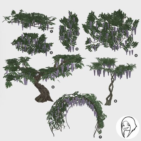 Sims 4 Trees Cc, Sims Medieval, Pelo Sims, Sims Ideas, Sims 4 Cc Folder, Sims 4 House Design, Sims Building, Sims Games, Sims 4 Dresses