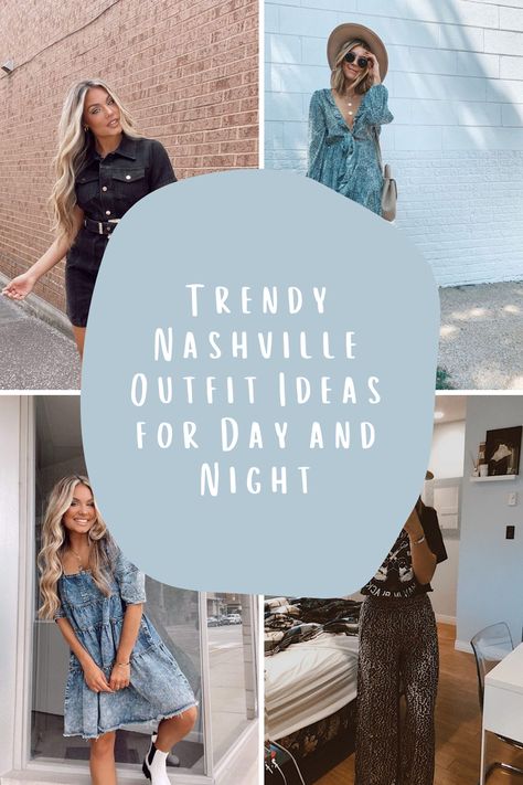 37 Trendy Nashville Outfit Ideas for Day and Night - ljanestyle Cute Nashville Outfits Casual, Weekend Nashville Outfits, Outfits Ideas For Nashville, Outfit Ideas Nashville Spring, Spring In Nashville Outfits, Nashville Nights Outfit, Nashville Conference Outfit, Daytime Nashville Outfit Summer, Easy Nashville Outfits