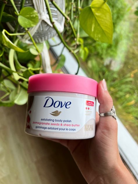 Body Exfoliants, Dove Pomegranate Body Scrub, Body Scrub Dove, Dove Scrub, Dove Exfoliating Body Polish, Exfoliating Body Polish, Body Polish, Healthy Skin Tips, Body Exfoliator