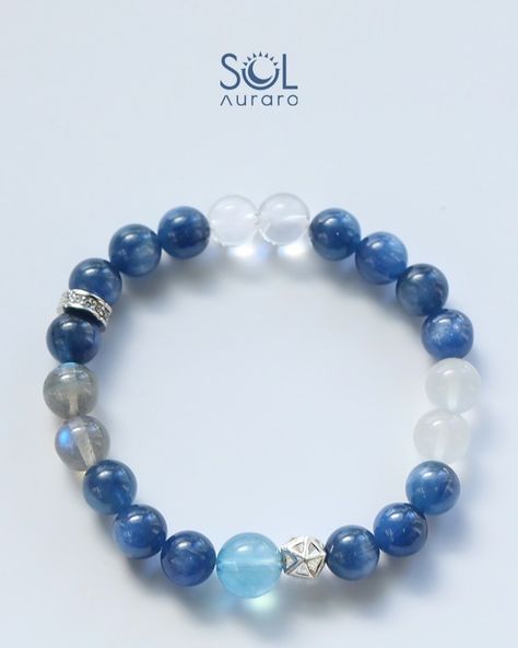 Natural Kyanite, Aquamarine, Moonstone, and Clear Quartz Bracelet #Bracelet #NaturalGemstones #Kyanite #Aquamarine #Moonstone #ClearQuartz #LuxuryAccessories #ElegantJewelry #UniqueDesign #TimelessStyle #ArtisanCrafts #GiftForHer #HealingCrystals #HighEndGifting #LuxuryGiftIdeas #SophisticatedAesthetic #killbigcompany Clear Quartz Bracelet, Quartz Bracelet, Moon Stone, Luxury Accessories, Elegant Jewelry, Clear Quartz, Aquamarine, Crystal Healing, Moonstone