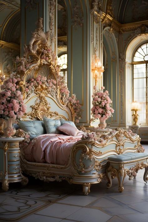 Beautiful Bed Designs, Castle Bedroom, Fairycore Aesthetic, House Items, Bedroom False Ceiling Design, Bedroom Decor Inspiration, Princess Room, Elegant Bedroom, Bedroom Aesthetic