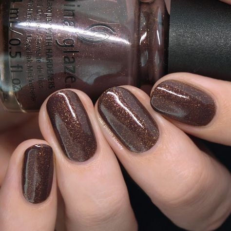 China Glaze Body & Sol >> Nail Polish Society Copper Nails Designs, Combining Colors, Neutral Nail Polish, Brown Nail Polish, Sally Hansen Nails, Natural Nail Polish, Nail Polish Organizer, Nail Polish Trends, Best Nail Polish