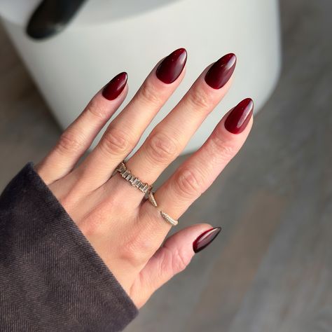 ᘜᗩᖇᑎᗴT How do you like seeing the nails best? (What type of photo is the most helpful/engaging?) Nail Sizes, What Type, In Design, Garnet, Almond, Hand Painted, Nails, Quick Saves, Design