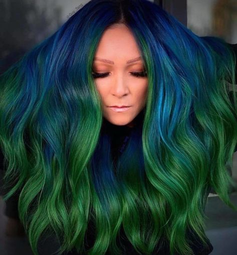 Green Hair Color Ideas, Jewel Winter, Goth Hairstyles, 2024 Hairstyles, Vivid Hair Color, Bold Hair Color, Colourful Hair, Hair Color Unique, Guy Tang