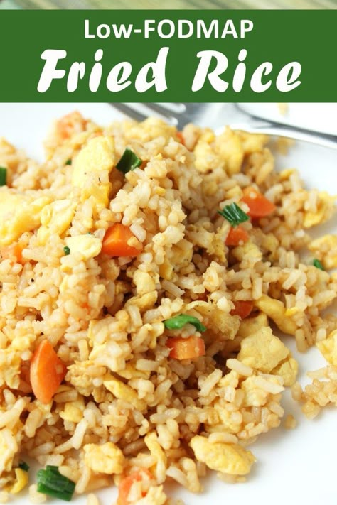 Low Fodmap Chicken Fried Rice, Fob Map Diet Recipes, Low Fodmap Fried Rice, Low Fod Map Dinner, Fodmap Recipes Lunch, Low Fodmap Rice, Fod Diet, Lowfod Map, Low Fodmap Dinner