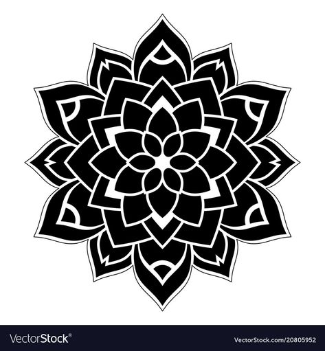 Mandala Png, Geometric Mandala Tattoo, Black Mandala, Clock Tattoo Design, Blackout Tattoo, Mandala Vector, Geometric Mandala, 3d Tattoos, Mandala Tattoo Design