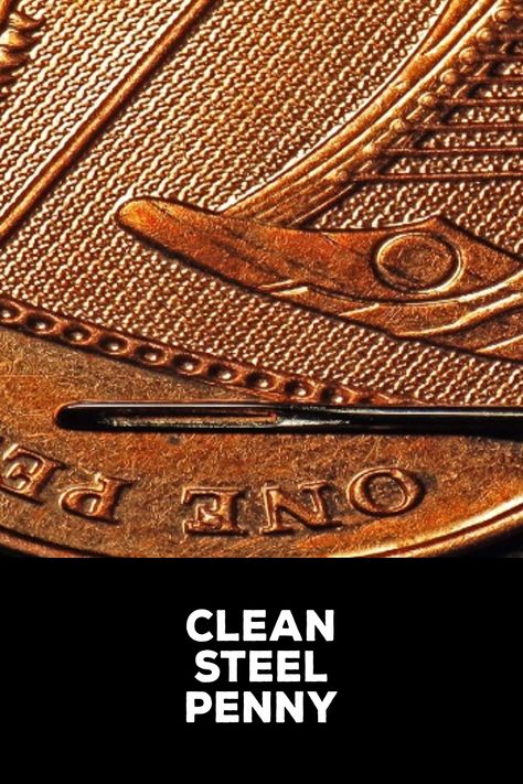 How to Clean Steel Penny Cleaning Pennies, How To Clean Pennies, Steel Penny, Car Furniture, Pex Pipe, Pressure Treated Wood, Diy Holder, Home Additions, All Love