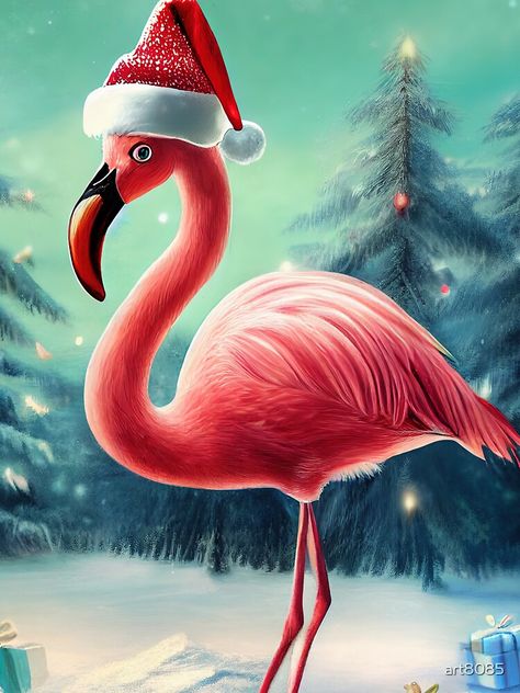 Pink flamingo craft