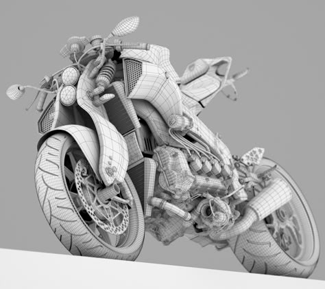 Bike Craft, 2d Character Animation, Bike Sketch, Good Anime To Watch, Bike Engine, Industrial Design Sketch, Passion Project, Computer Graphics, Bike Design