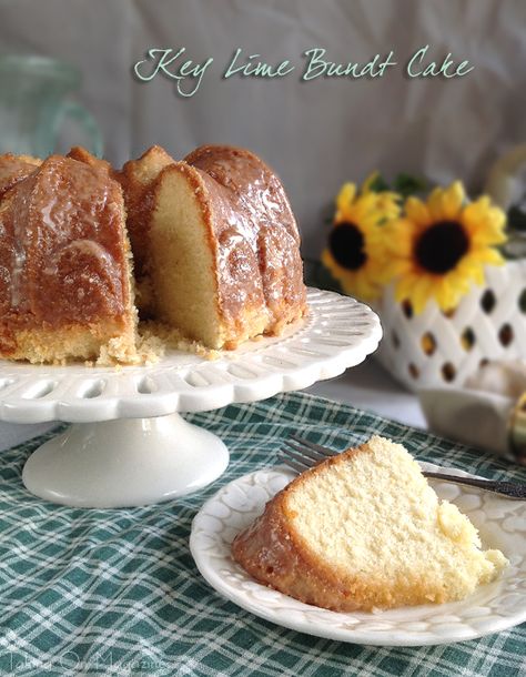 Key Lime Bundt Cake | www.takingonmagazines.com | Pull up a towel, sit under a palm tree and enjoy a slice of delicious Key Lime Bundt Cake for March's Tropical #BundtBakers, even if just in your mind. Lime Bundt Cake Recipe, Lime Bundt Cake, Key Lime Bundt Cake, Food Bites, Cake Pulls, Oil Cake, Olive Oil Cake, Bundt Cakes Recipes, Loaf Cake