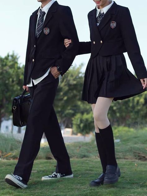 Private School Uniforms, School Uniform Fashion, School Uniform Outfits, Cute Outfits For School, Uniform Fashion, School Uniforms, 가을 패션, Character Outfits, Korean Outfits