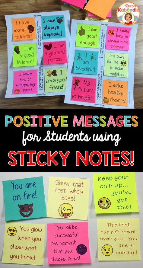 Are you a teacher who is looking for new and fun ways to inspire your students using positive messages? These sticky notes are a unique way to infuse inspiration and motivation in your classroom!  Giving your students more encouragement and hope is a win for student success! Motivation Ideas For Students, Sticky Notes Ideas, Sticky Notes Quotes, Testing Encouragement, Testing Motivation, Positive Notes, Student Success, Classroom Community, Student Motivation