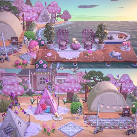 Kawaii Island, Animal Crossing Town Tune, Fairy Island, Pink Island, Animal Crossing 3ds, Animals Crossing, Animal Crossing Funny, Animal Crossing Memes, Animal Crossing Wild World