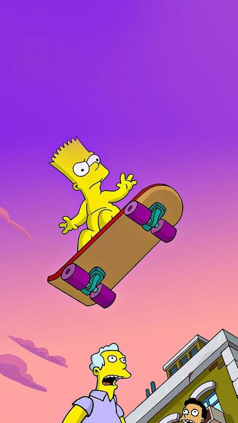 Bart Simpson Art, The Simpsons Movie, Simpson Wallpaper Iphone, Girl Cartoon Characters, Simpsons Art, Iphone 6 Wallpaper, Disney Phone Wallpaper, Wallpaper Android, Homer Simpson