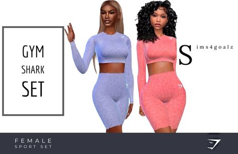 Gymshark Set | Sims4goalz Sims 4 Gymshark, Gymshark Set, Sims 4 Cc, Sims 4