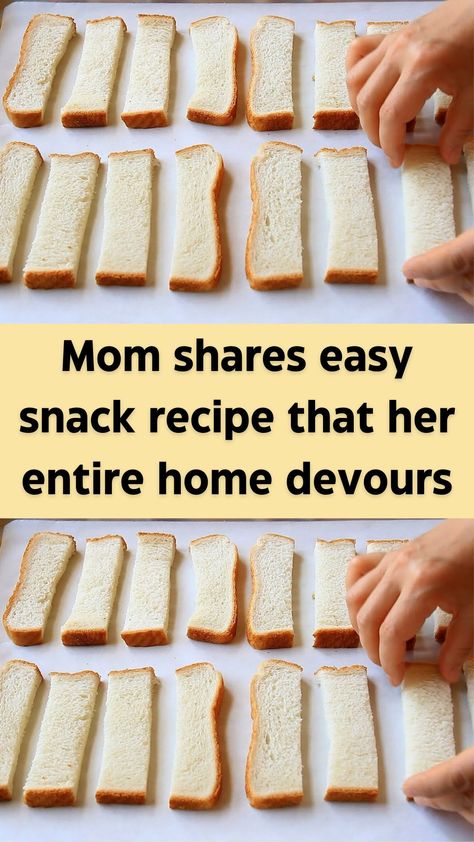 Four simple ingredients! "This recipe surprised my kids!" she said. Looking for a quick and easy snack that both you and your kids will love? Look no further than these homemade breadsticks, which are not only delicious but also incredibly simple to make. With basic ingredients and straightforward steps, this recipe is perfect for those busy days when you want a satisfying snack without much fuss. Ingredients To make these tasty breadsticks, you’ll need the following: Snacks To Make At Home, Easy Homemade Snacks, Homemade Breadsticks, Snacks To Make, Quick Easy Snacks, Easy Snack Recipes, Homemade Snacks, Breadsticks, Recipe For Mom