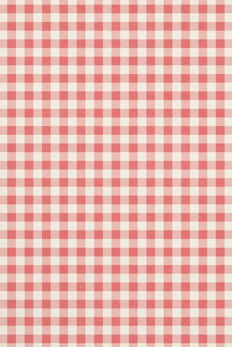 Gingham Print Wallpaper, Red Gingham Background, Junk Journal Background, Wallpaper For Scrapbook, Light Red Wallpaper Aesthetic, Digital Scrapbook Background, Light Red Background Aesthetic, Gingham Wallpaper Iphone, Light Red Aesthetic Wallpaper