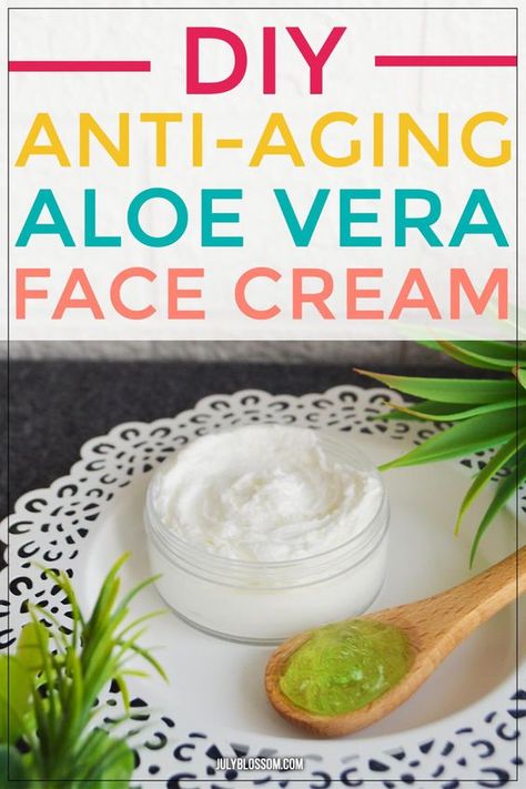 Anti Aging Skin Products Diy, Aloe Vera For Skin Tightening, Diy Gel Moisturizer, Diy Face Moisturizer Acne, Aloe Skin Care Diy, Aloe Vera For Wrinkles Anti Aging, Best Diy Face Moisturizer, Natural Skin Moisturizer Face, Homemade Aloe Vera Moisturizer