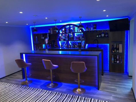 Luxury Bar Design, Bar Design Home, Bar Lounge Design, Barra Bar, Home Bar Plans, Bar Deco, Home Bar Areas, Bar Shed, Home Bar Rooms