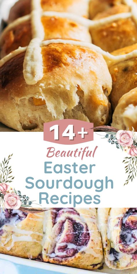 14 Amazing Easter Sourdough Recipes to Brighten Your Spring Table Easter Sourdough, Sourdough Bread Pudding, Sourdough Dinner Rolls, Easter Bread Recipe, Easter Food Appetizers, Sourdough Cinnamon Rolls, Easter Appetizers, How To Impress, Easter Breakfast