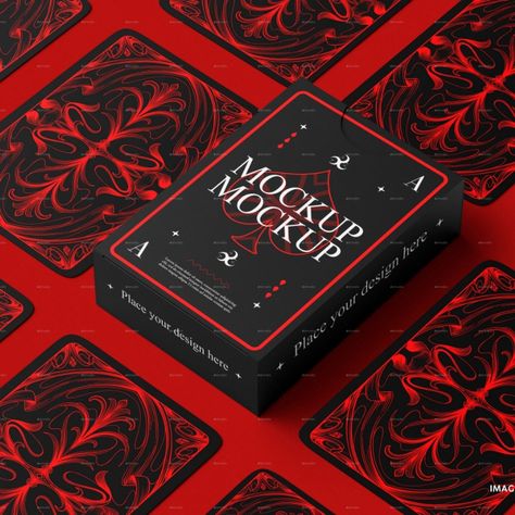 Playing Card Mockup Set Card Playing, Card Mockup, Cards Design, Playing Card, Mock Up, Mockup, Card Design, Graphic Art, Playing Cards