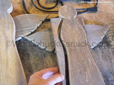 wood pallet angels | Primitive Angels | WoodchuckCanuck.com Primitive Angel Patterns, Pallet Porch, Primitive Angels, Primitive Angel, Primitive Country Christmas, Wood Angel, Wooden Angel, Woodworking Ideas Table, Angel Decor