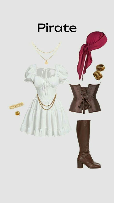 Fun Halloween Outfits, Pirate Halloween Costume, Costume Pirate, Cute Group Halloween Costumes, Classy Halloween Costumes, Matching Halloween Costumes, Classic Halloween Costumes, Trio Halloween Costumes, Halloween Coustumes