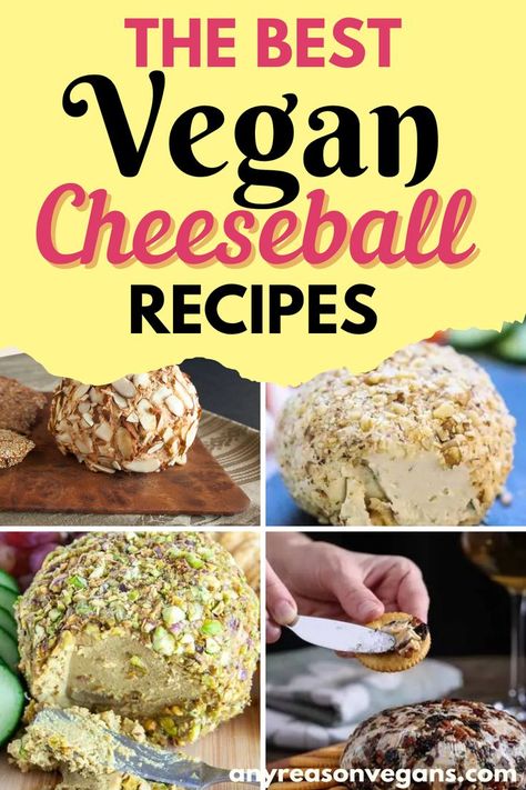 Vegan cheeseballs are the perfect vegan appetizer for a crowd. Whether you're planning a BBQ or a holiday gathering, you can't go wrong with these cheesy balls of goodness. They're all vegan and dairy-free, so they're the perfect appetizer for vegans or those who are sensitive to dairy. And, they all taste so good! Vegan Cheeseball, Cheeseball Recipes, Appetizer For A Crowd, Vegan Super Bowl, Non Dairy Cheese, Vegan Appetizer, Holiday Cheese, Appetizers For A Crowd, Charcuterie Inspiration