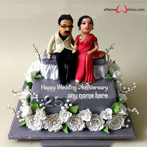 Write name on Happy Wedding Anniversary Mom and Dad Cake Image with Name and create free Online And Wishes Images with name online. happy wedding anniversary wishes, happy wedding anniversary wishes couple, anniversary wishes cake, anniversary name cakes, #anniversaryideas #anniversarygifts #love anniversary #diy anniversary cake 25th Cake, 25th Wedding Anniversary Cake, Mummy Cake, 25th Anniversary Decorations, 25th Wedding Anniversary Cakes, Marriage Anniversary Cake, 25 Anniversary Cake, Anniversary Cake Designs, 25th Wedding Anniversary Party