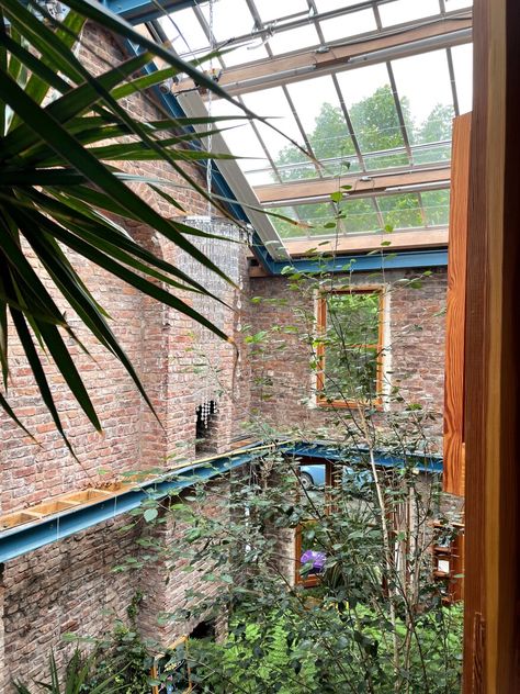 Assemble's Winter Garden Grows Activism in Liverpool | Architect Magazine Assemble Architects, Architect Magazine, Barn Renovation, Garden Architecture, Row House, Dusseldorf, The Terrace, Brick Building, Industrial House