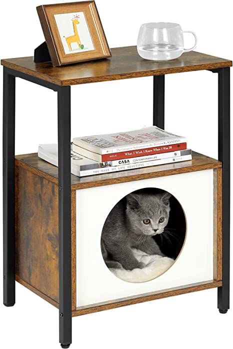 Room Cool Ideas, Wooden Bed Side Table, Bed Side Table Design, Modern Cat Furniture, Modern Cat Tree, Condo Furniture, Bed Side Table, Small Bedside Table, Soft Bed