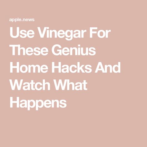 Use Vinegar For These Genius Home Hacks And Watch What Happens Household Products, Cleaning Tips, Home Hacks, The Natural, Household Items, Cleaning Hacks, Vinegar, Life Hacks, Money