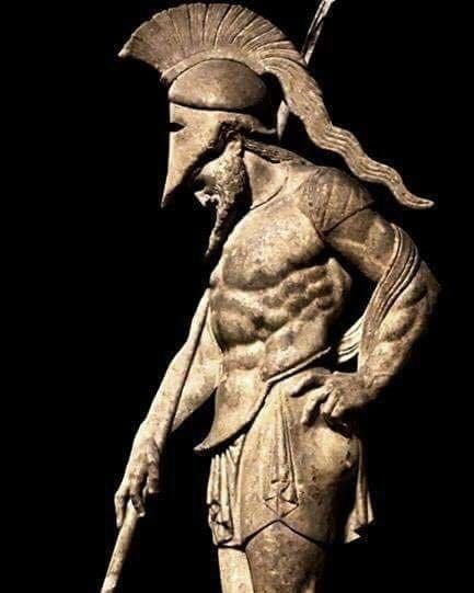 1st CE BC fragment of grave relief. Greek hoplite wearing Corinthian helmet leans on his spear with snake at the base, symbolizing the soul of the deceased. Snakes symbolized rebirth, hence the afterlife. Discovered in Rhodes, Greece, resides in the British Museum Greek Hoplite, Greek Helmet, Corinthian Helmet, Helmet Tattoo, Greek Mythology Tattoos, Greek Warrior, Rhodes Greece, Greek Statues, Mythology Tattoos