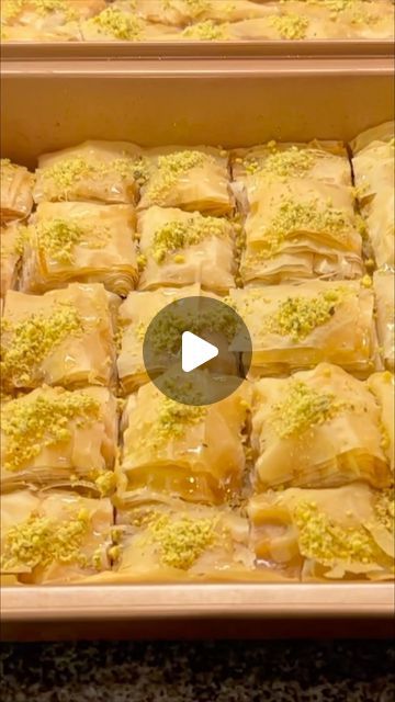 Fatema Nuruddin - Bite of Joy on Instagram: "How to Make Baklava | Easy Turkish Recipes Ingredients: 1 pound box of phyllo 14”x18” sheets ¾ cup clarified butter or ghee for 9”x13” pan ½ cup clarified butter or ghee for 8” square pan For Simple Syrup: 1 cup granulated sugar ¾ cup water 3-4 lemon slices For Nuts Filling: 4 cups of walnuts and pecans ½ cup granulated sugar #Biteofjoy #BaklavaLovers #SweetTreats #DessertDelights #BaklavaHeaven #PastryLove #IndulgeInSweets #FoodieFaves #ExquisiteSweets #DeliciousLayers #TastyBites #HomemadeBaklava #SavorTheFlavor #GourmetSweets #MouthwateringDesserts #TreatYourTasteBuds #DivineDesserts #YummyBaklava #SweetToothSatisfied #GourmetIndulgence #FlavorfulDelights #DessertCravings #GuiltFreePleasure #DecadentDesserts #RichFlavors #BaklavaMagic # Easy Turkish Recipes, Gourmet Sweets, Square Pan, Lemon Slices, Clarified Butter, Tasty Bites, Turkish Recipes, Baklava, Decadent Desserts