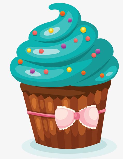 Cupcake Wall, Butterbean's Cafe, Cupcake Png, Cartoon Cupcakes, Specialty Cupcakes, Cupcake Illustration, Cupcake Clipart, Blue Frosting, Cupcake Pictures