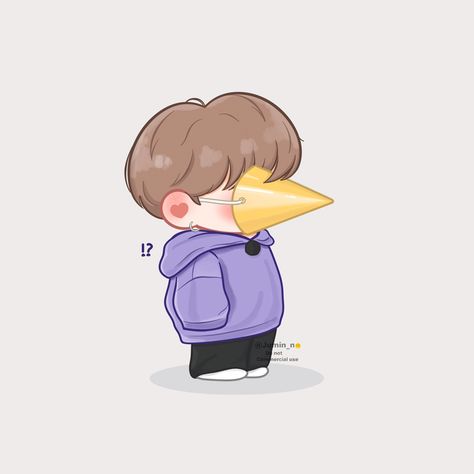 Jimin Chibi Cute Fanart, Jimin Cartoon, J-hope Chibi, Jimin Fan Art, Bts Chibi Ot7, J Hope Jimin, Chi Bi, Minnie Mouse Drawing, Bangtan Wallpaper