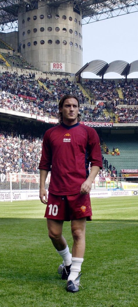 Francesco Totti Wallpaper, Totti Wallpaper, Totti Roma, Football Heritage, Street Football, Football Stuff, Football Legends, As Roma, Neymar Jr