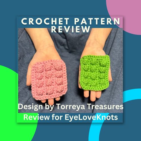 Bobble Pop Fidget Toy - Crochet Pattern Review - EyeLoveKnots Crochet Fiddle Toy, Crochet Popit, Crochet Pop It Fidget Pattern, Figet Toys Crochet Pattern, Crochet Marble Fidget, Fidget Toy Crochet, Crochet Fidget Toys Free Pattern Easy, Crochet Figit Toys Free Pattern, Crochet Pop It