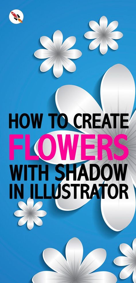 This Illustrator tutorial shows you how easy you can create a flower base background and give shadow to any object in Adobe Illustrator. Flower With Shadow, Paper Computer, Computer Illustration, Base Background, Photoshop Tutorial Graphics, Flower Base, Adobe Illustrator Design, Portfolio Book