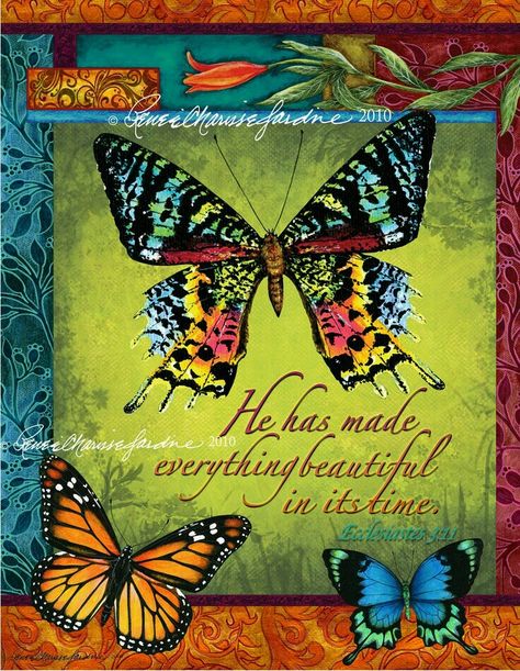 Butterflies Quotes, Spring Valley Vitamins, Ecclesiastes 3 11, Butterfly Beautiful, Ecclesiastes 3, Glicee Prints, Butterfly Quotes, Spring Valley, Eat Better