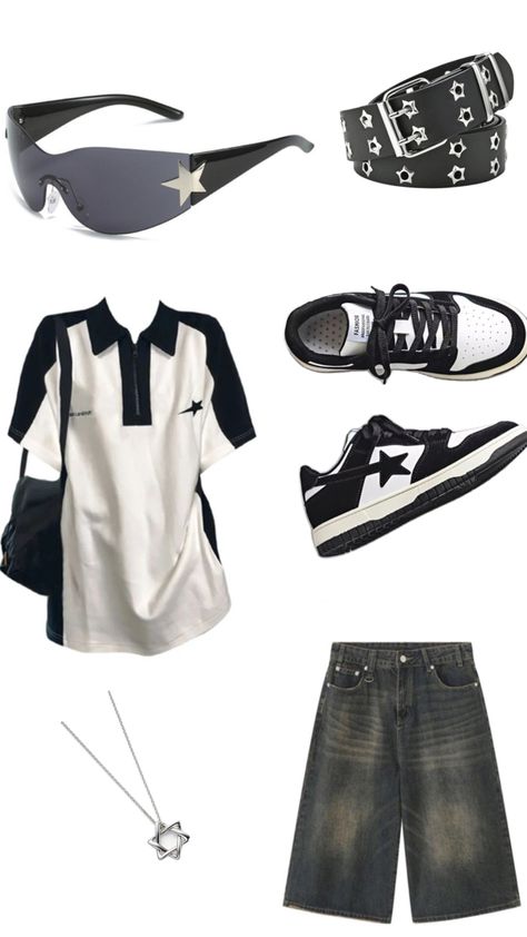 Dad Clothes Aesthetic, Y2k Hombre, Hombre Aesthetic, Silly Clothes, Dads Clothes, Casual School Outfits, Easy Trendy Outfits, Fashion Inspiration Design, Edgy Outfits