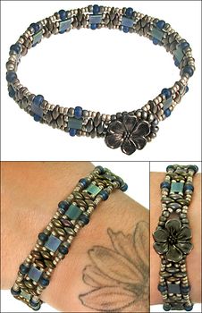 Bracelet Materials, Super Duo Beads, Bracelets Tutorial, Twin Beads, Beads Pattern, Tila Beads, Bead Tutorials, Duo Beads, Super Duo