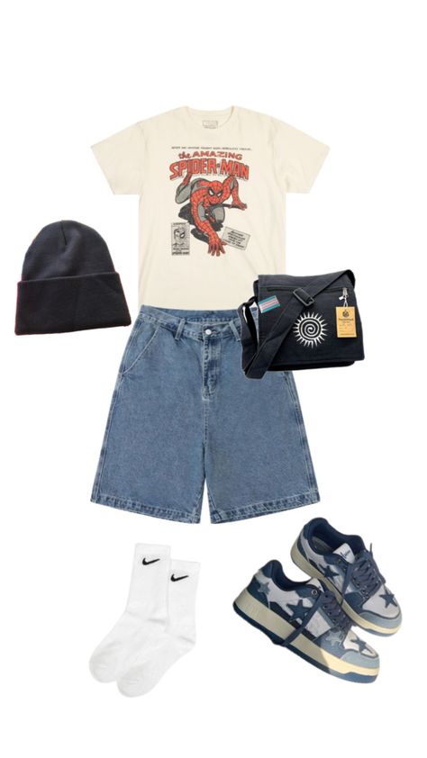 Spiderman, trans boy, aesthetic, outfit inspo Ftm Outfits, Trans Outfit, Mask Outfit, Trans Masc, Spiderman Outfit, Trans Boys, Masc Outfits, Street Wear Outfits, Gay Outfit