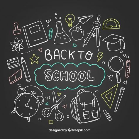 School Photo Booth Ideas, Cute Aesthetic Keyboard Wallpaper, School Chalkboard Art, Drawing Party, Back To School Background, Blackboard Chalk, Background School, Blackboard Art, School Background