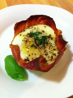 Proscuitto Eggs, Egg Sausage Cups, Prosciutto Egg Cups, Prosciutto Egg Cups Muffin Tins, Spaghetti Squash Egg Cups, Procuitto Recipes, Ww Egg Cups Breakfast, Eggs Cups, Simple Breakfast