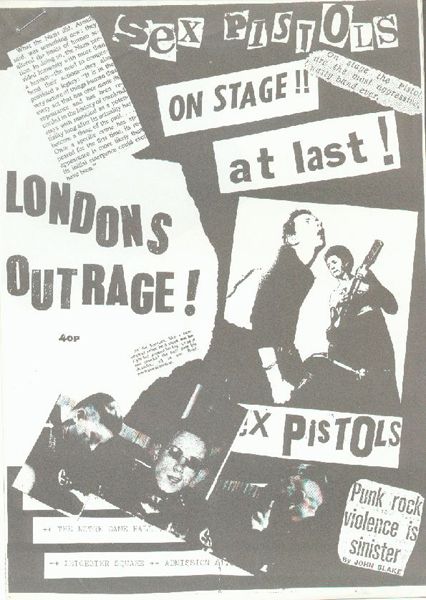 London's Outrage by Jon Savage Fanzine Ideas, Punk Zine, Punk Magazine, British Punk, Punk Poster, Zine Design, Arte Punk, Punk Design, Rock Festival