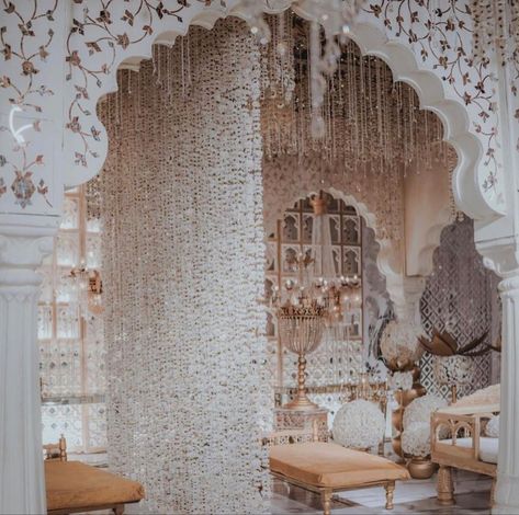 Punjabi Wedding Decor, Royal Wedding Themes, Sheesh Mahal, Nikah Decor, Royal Theme, Creative Backdrops, Ganapati Decoration, Wedding Decor Photos, Wedding Theme Inspiration